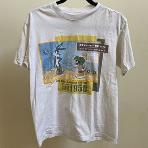 Vintage Looney Tunes single stitch graphic tee Hare-Way to the Stars
